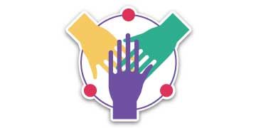 Peer to peer collaboration logo