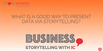 Presenting data via storytelling