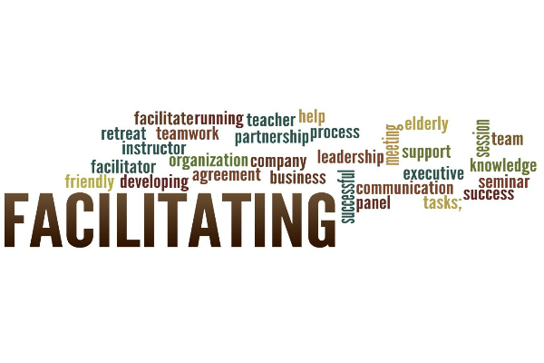 What is the difference between training and facilitation?