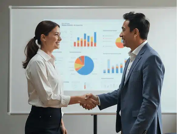 Sample of The Five Behaviors Comparison Report.